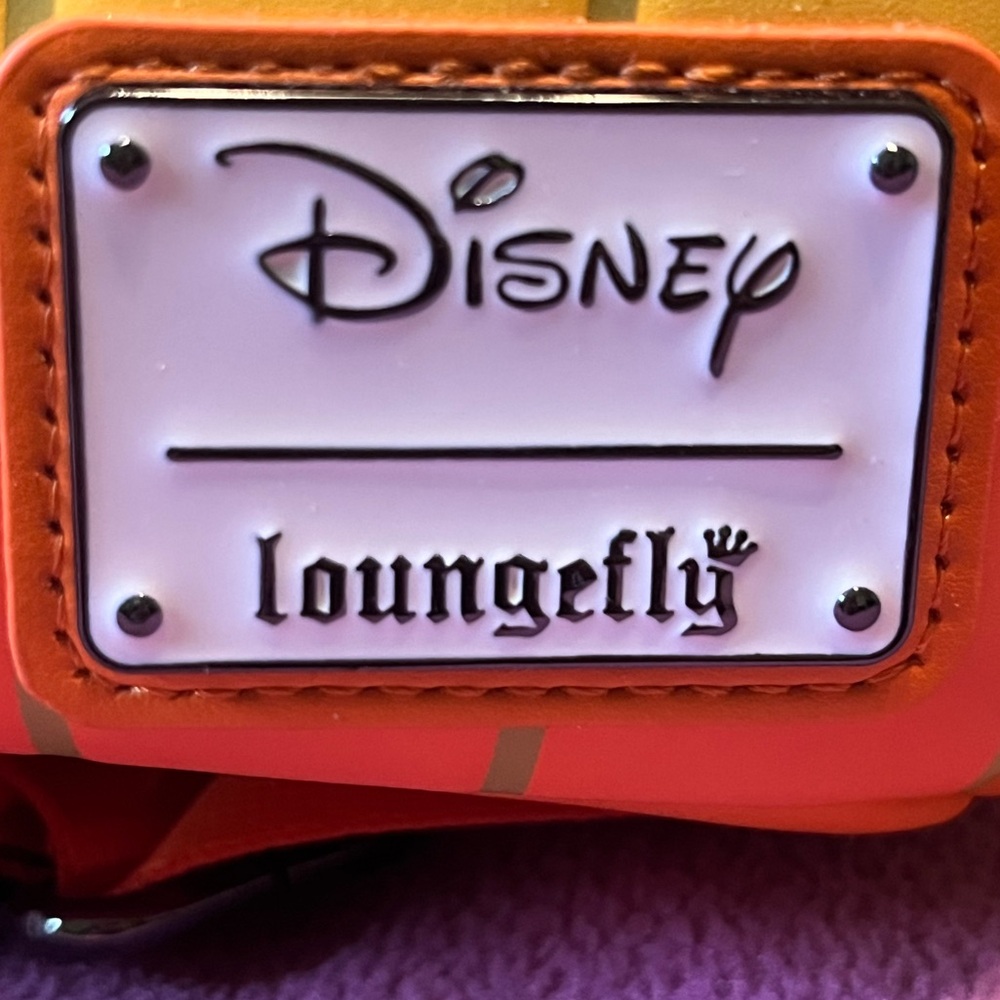 Loungefly x Disney Minnie Mouse Candy Corn Cupcake Mini Backpack Glow in Dark - Picture 7 of 11